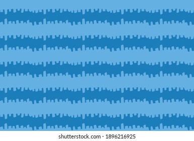 Vector texture background, seamless pattern. Hand drawn and blue colors.