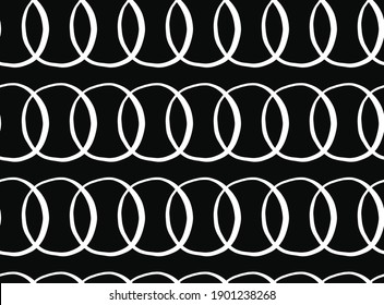Vector texture background, seamless pattern. Hand drawn, black and white colors.