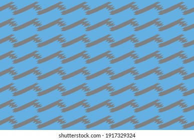 Vector texture background, seamless pattern. Hand drawn, blue and brown colors.
