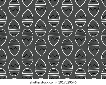 Vector texture background, seamless pattern. Hand drawn, grey, black and white colors.
