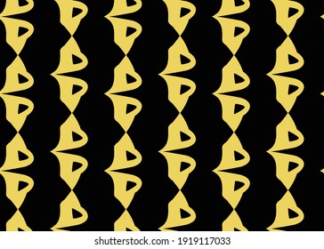 Vector texture background, seamless pattern. Hand drawn, yellow and black colors.