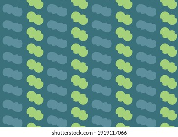 Vector texture background, seamless pattern. Hand drawn, blue and green colors.