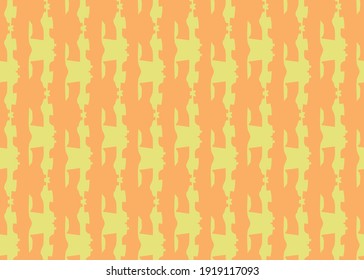 Vector texture background, seamless pattern. Hand drawn, yellow and orange colors.