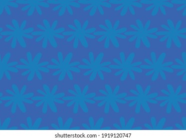 Vector texture background, seamless pattern. Hand drawn and blue colors.