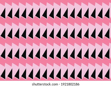 Vector texture background, seamless pattern. Hand drawn, pink and black colors.