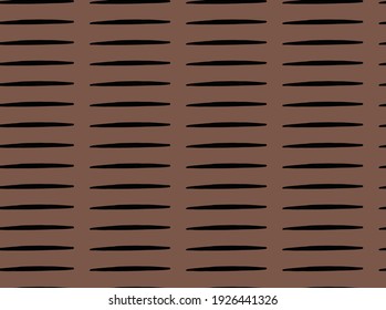 Vector texture background, seamless pattern. Hand drawn, brown and black colors.