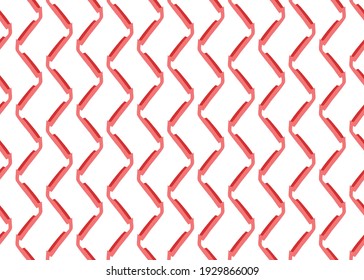 Vector texture background, seamless pattern. Hand drawn, red and white colors.