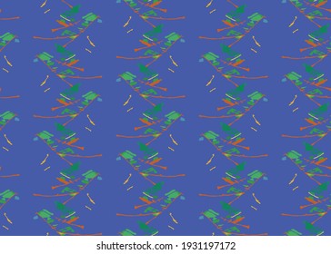 Vector texture background, seamless pattern. Hand drawn.