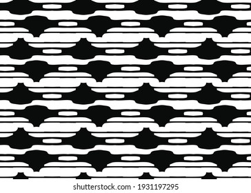 Vector texture background, seamless pattern. Hand drawn, black and white colors.