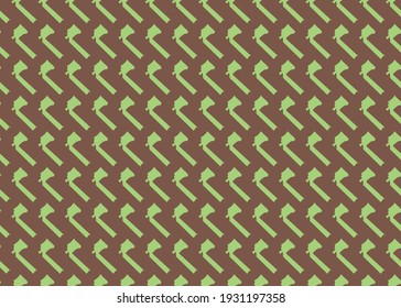 Vector texture background, seamless pattern. Hand drawn, brown and green colors.