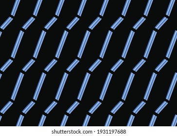 Vector texture background, seamless pattern. Hand drawn, blue and black colors.