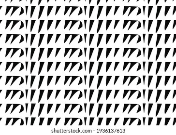 Vector texture background, seamless pattern. Hand drawn, black and white colors.