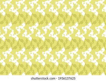 Vector texture background, seamless pattern. Hand drawn, yellow and white colors.