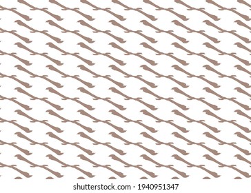 Vector texture background, seamless pattern. Hand drawn, brown and white colors.