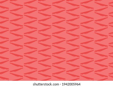Vector texture background, seamless pattern. Hand drawn and red colors.