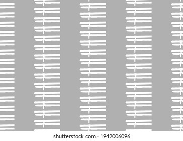 Vector texture background, seamless pattern. Hand drawn, grey and white colors.