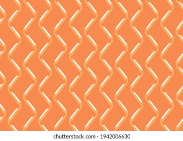 Vector texture background, seamless pattern. Hand drawn, orange and white colors.