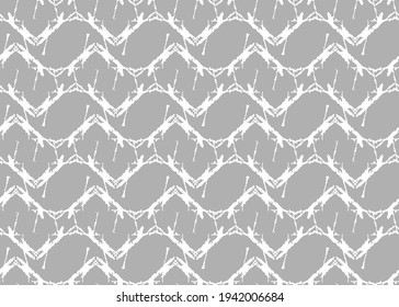 Vector texture background, seamless pattern. Hand drawn, grey and white colors.