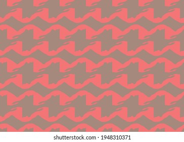 Vector texture background, seamless pattern. Hand drawn, red and brown colors.