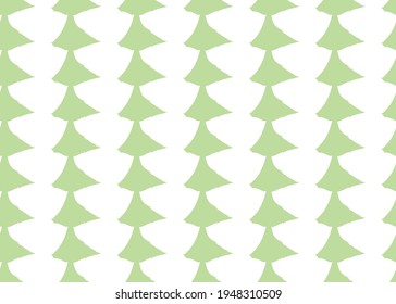 Vector texture background, seamless pattern. Hand drawn, green and white colors.
