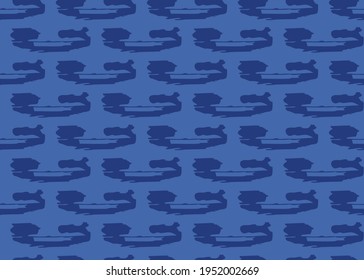 Vector texture background, seamless pattern. Hand drawn and blue colors.