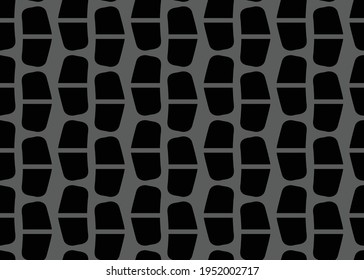 Vector texture background, seamless pattern. Hand drawn, black and grey colors.