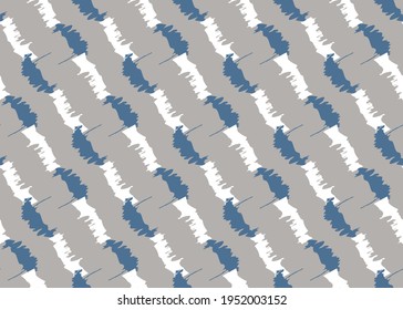 Vector texture background, seamless pattern. Hand drawn, grey, blue and white colors.