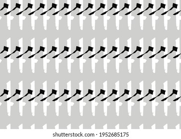 Vector texture background, seamless pattern. Hand drawn, grey, black and white colors.
