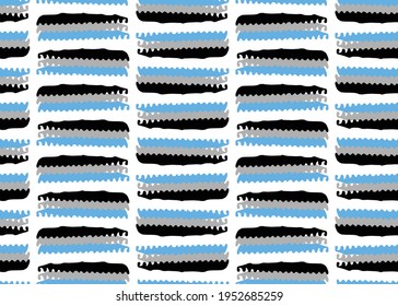 Vector texture background, seamless pattern. Hand drawn, blue, grey, black and white colors.
