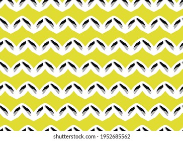 Vector texture background, seamless pattern. Hand drawn, yellow, grey, black and white colors.