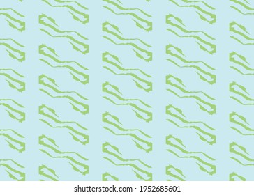 Vector texture background, seamless pattern. Hand drawn, blue and green colors.