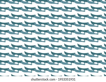 Vector texture background, seamless pattern. Hand drawn, blue and white colors.