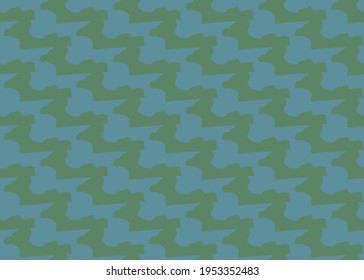 Vector texture background, seamless pattern. Hand drawn, green and blue colors.