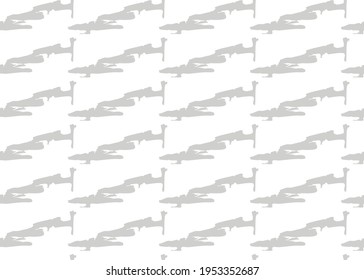 Vector texture background, seamless pattern. Hand drawn, grey and white colors.