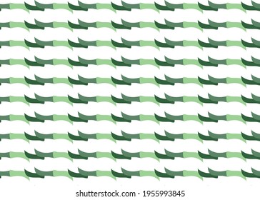 Vector texture background, seamless pattern. Hand drawn, green and white colors.