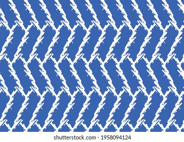 Vector texture background, seamless pattern. Hand drawn, blue and white colors.