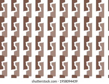 Vector texture background, seamless pattern. Hand drawn, brown and white colors.