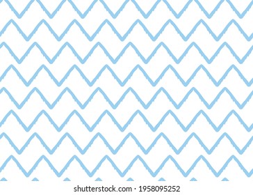 Vector texture background, seamless pattern. Hand drawn, blue and white colors.