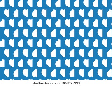 Vector texture background, seamless pattern. Hand drawn, blue and white colors.