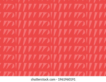 Vector texture background, seamless pattern. Hand drawn and red colors.