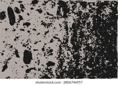 Vector texture of black cracked earth. High-contrast beige template of arid soil with chaotic cracks. Abstract seamless grunge coating, for design, disaster effects, or environmental themes.