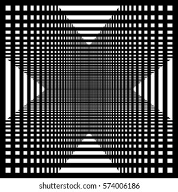 Vector texture of black geometric shapes