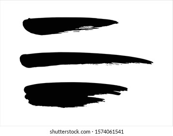 vector texture black ink paint stroke background
