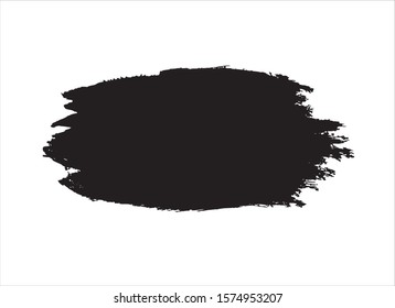 vector texture black ink paint stroke background