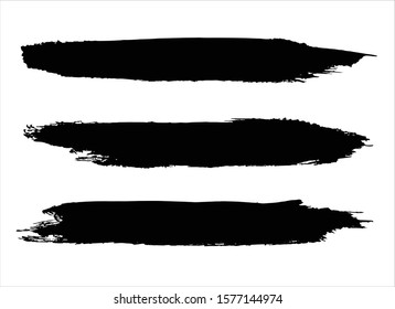 vector texture black ink paint stroke background