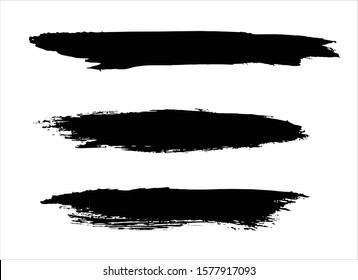 vector texture black ink paint stroke background