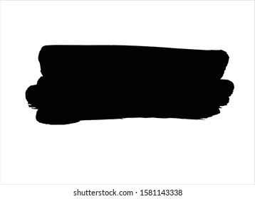 vector texture black ink paint stroke background