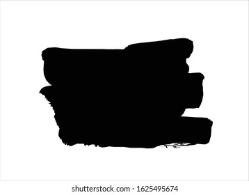 vector texture black ink paint stroke background