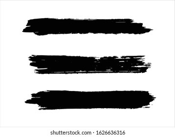 vector texture black ink paint stroke background