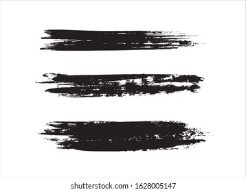 vector texture black ink paint stroke background